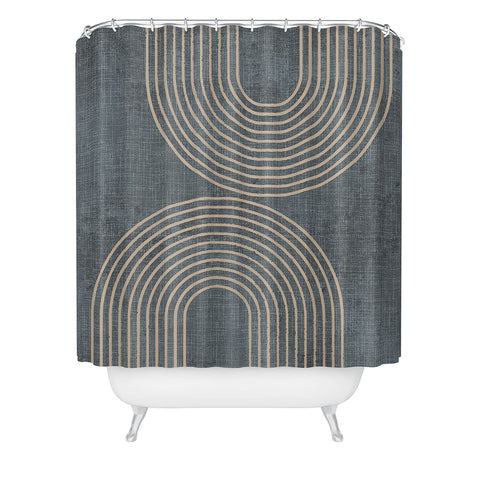 Sheila Wenzel-Ganny Grunge Minimalist Abstract Shower Curtain