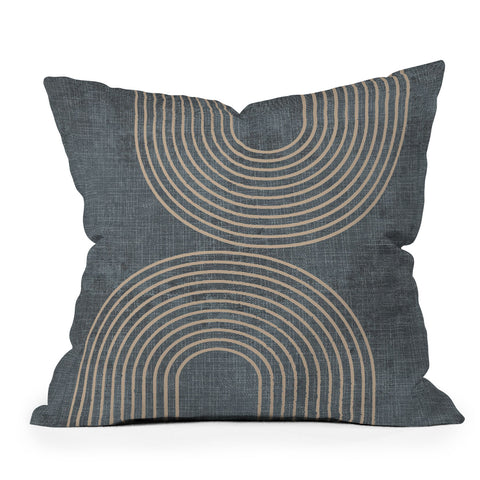Sheila Wenzel-Ganny Grunge Minimalist Abstract Throw Pillow