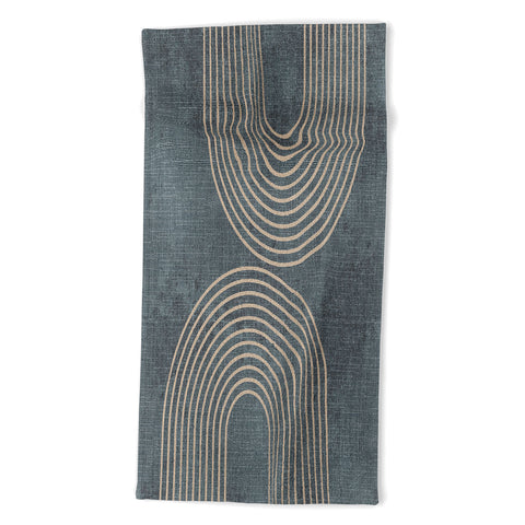 Sheila Wenzel-Ganny Grunge Minimalist Abstract Beach Towel