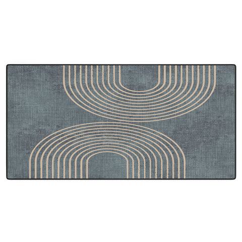 Sheila Wenzel-Ganny Grunge Minimalist Abstract Desk Mat