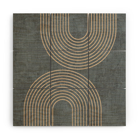 Sheila Wenzel-Ganny Grunge Minimalist Abstract Wood Wall Mural