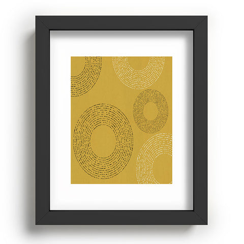 Sheila Wenzel-Ganny Honey Mustard Minimalist Recessed Framing Rectangle