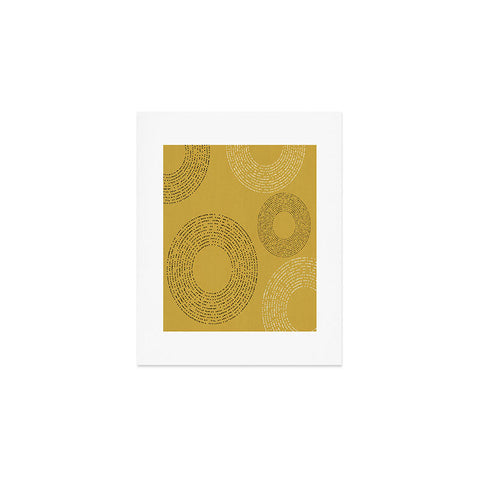 Sheila Wenzel-Ganny Honey Mustard Minimalist Art Print