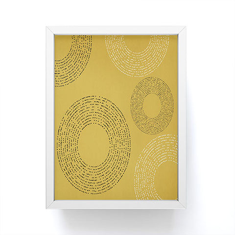 Sheila Wenzel-Ganny Honey Mustard Minimalist Framed Mini Art Print