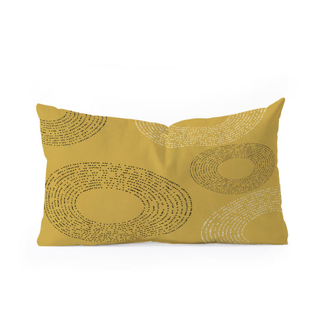 Sheila Wenzel-Ganny Honey Mustard Minimalist Oblong Throw Pillow
