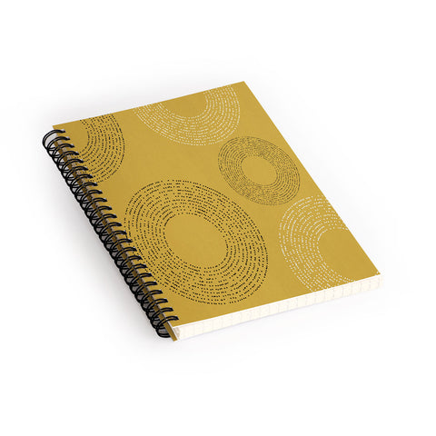 Sheila Wenzel-Ganny Honey Mustard Minimalist Spiral Notebook