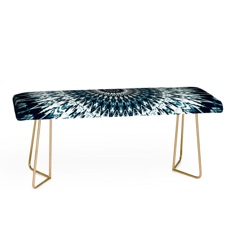 Sheila Wenzel-Ganny Indigo Navy White Mandala Bench
