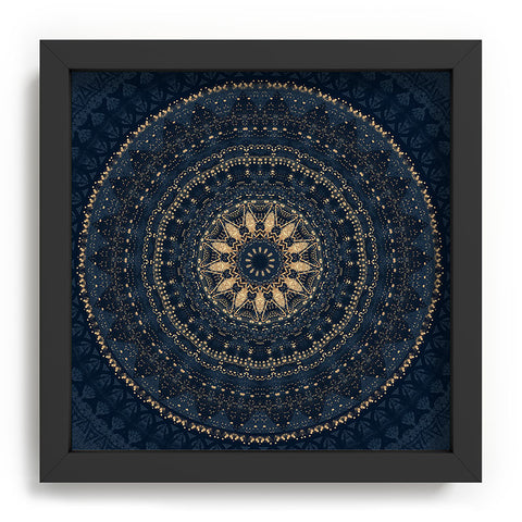 Sheila Wenzel-Ganny Indigo Star Mandala Recessed Framing Square