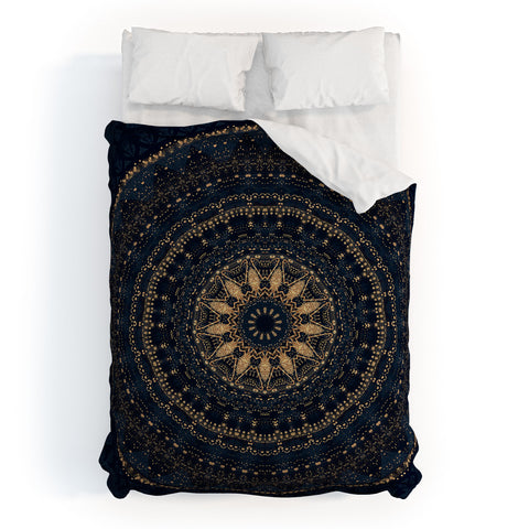 Sheila Wenzel-Ganny Indigo Star Mandala Duvet Cover