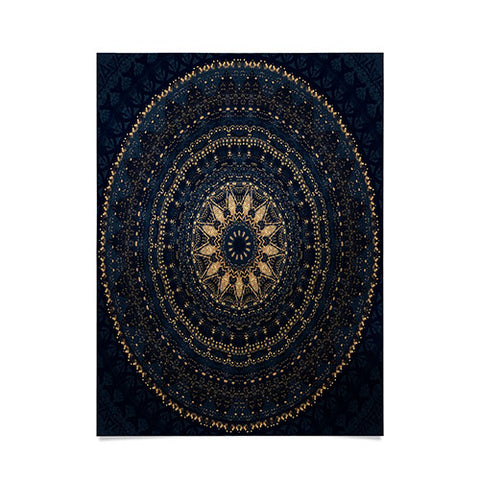 Sheila Wenzel-Ganny Indigo Star Mandala Poster