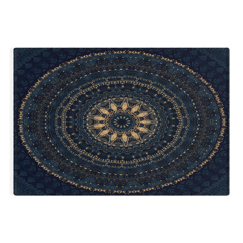 Sheila Wenzel-Ganny Indigo Star Mandala Outdoor Rug