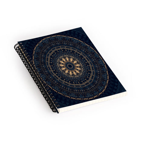 Sheila Wenzel-Ganny Indigo Star Mandala Spiral Notebook