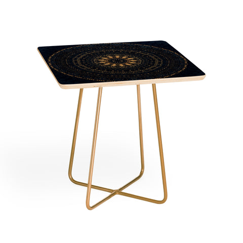 Sheila Wenzel-Ganny Indigo Star Mandala Side Table