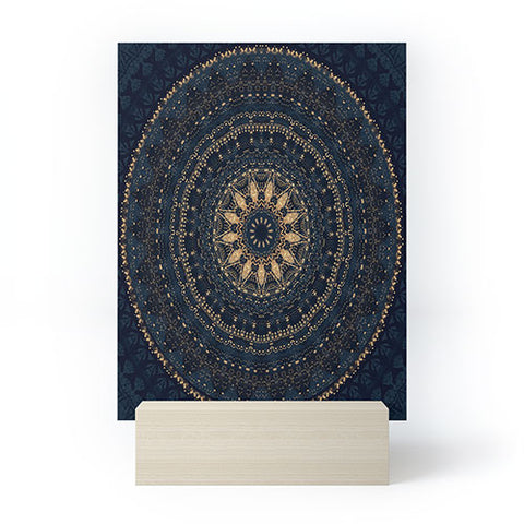 Sheila Wenzel-Ganny Indigo Star Mandala Mini Art Print