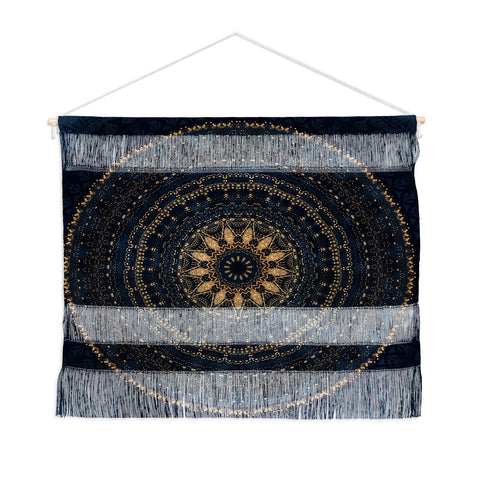 Sheila Wenzel-Ganny Indigo Star Mandala Wall Hanging Landscape