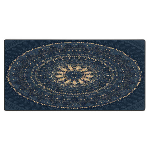 Sheila Wenzel-Ganny Indigo Star Mandala Desk Mat