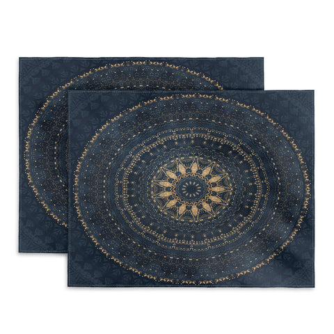 Sheila Wenzel-Ganny Indigo Star Mandala Placemat