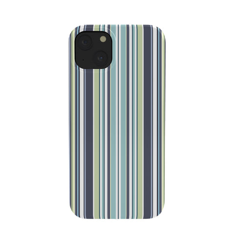 Sheila Wenzel-Ganny Lavender Mint Blue Stripes Phone Case