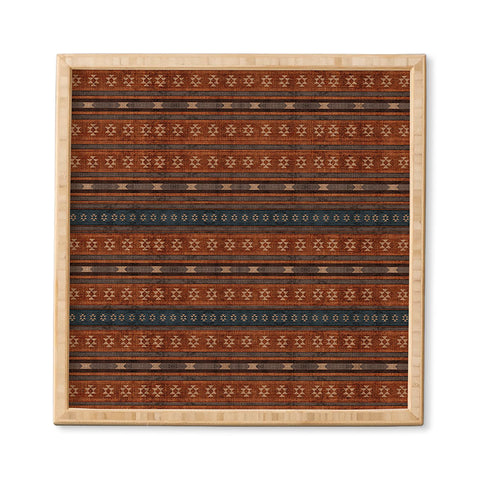 Sheila Wenzel-Ganny Little Bit Country Mudcloth Framed Wall Art