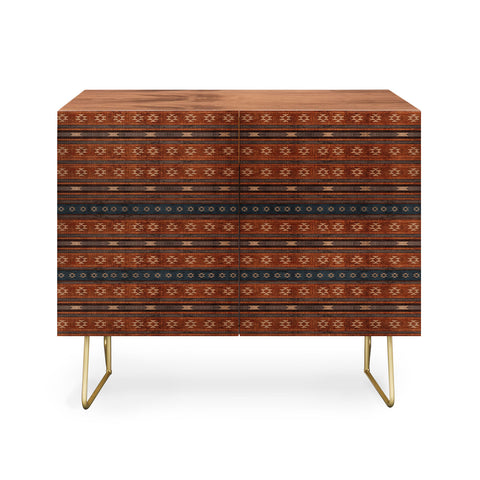 Sheila Wenzel-Ganny Little Bit Country Mudcloth Credenza