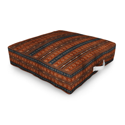 Sheila Wenzel-Ganny Little Bit Country Mudcloth Outdoor Floor Cushion
