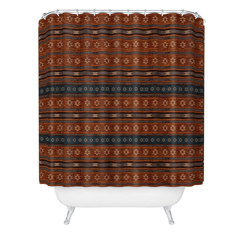 Sheila Wenzel-Ganny Little Bit Country Mudcloth Shower Curtain