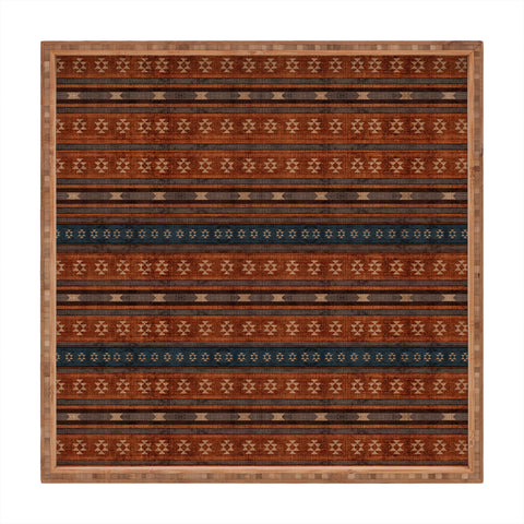 Sheila Wenzel-Ganny Little Bit Country Mudcloth Square Tray