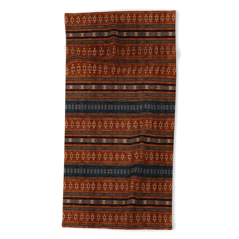 Sheila Wenzel-Ganny Little Bit Country Mudcloth Beach Towel