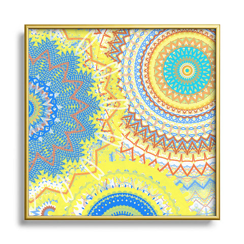 Sheila Wenzel-Ganny Mandala Love 2 Metal Square Framed Art Print