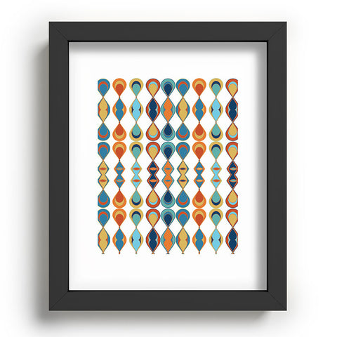 Sheila Wenzel-Ganny Mid Century Lava Drops Recessed Framing Rectangle