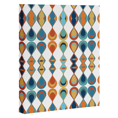 Sheila Wenzel-Ganny Mid Century Lava Drops Art Canvas