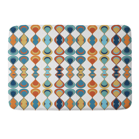 Sheila Wenzel-Ganny Mid Century Lava Drops Memory Foam Bath Mat