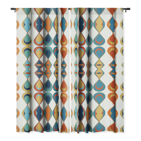 Sheila Wenzel-Ganny Mid Century Lava Drops Blackout Non Repeat