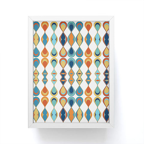 Sheila Wenzel-Ganny Mid Century Lava Drops Framed Mini Art Print