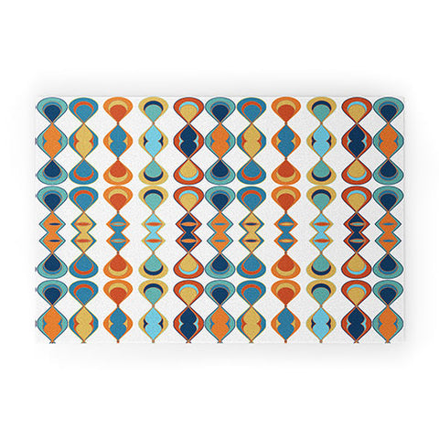 Sheila Wenzel-Ganny Mid Century Lava Drops Welcome Mat