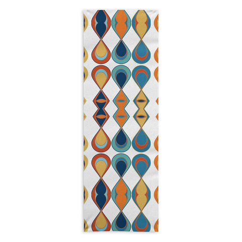 Sheila Wenzel-Ganny Mid Century Lava Drops Yoga Towel
