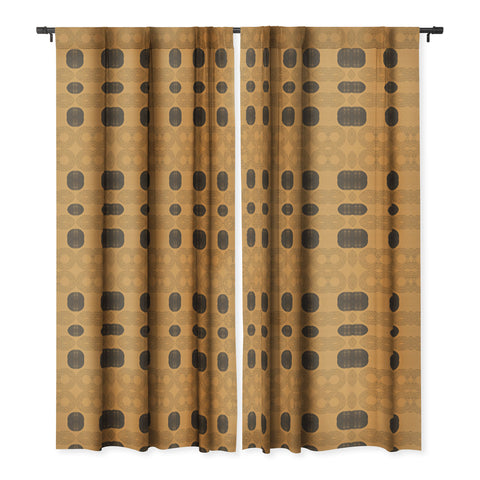 Sheila Wenzel-Ganny Mid Century Melody Blackout Window Curtain