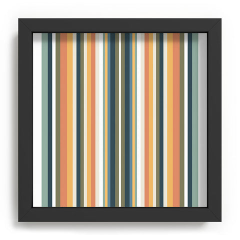 Sheila Wenzel-Ganny Mid Century Stripes Recessed Framing Square
