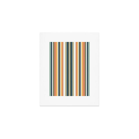 Sheila Wenzel-Ganny Mid Century Stripes Art Print