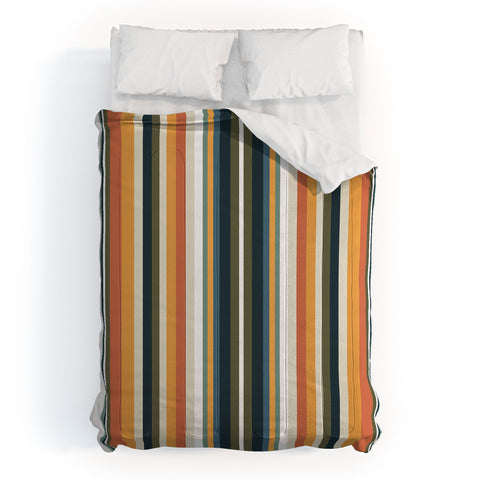 Sheila Wenzel-Ganny Mid Century Stripes Comforter