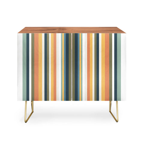Sheila Wenzel-Ganny Mid Century Stripes Credenza