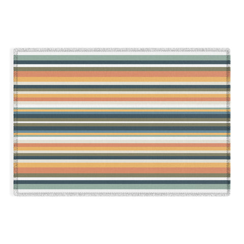 Sheila Wenzel-Ganny Mid Century Stripes Outdoor Rug