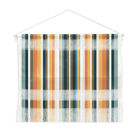 Sheila Wenzel-Ganny Mid Century Stripes Wall Hanging Landscape