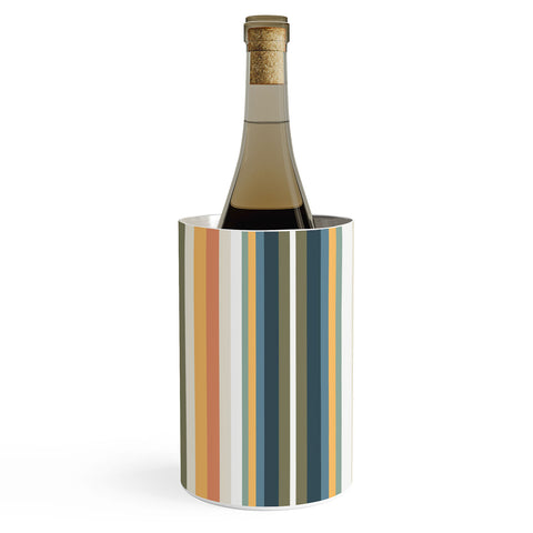Sheila Wenzel-Ganny Mid Century Stripes Wine Chiller