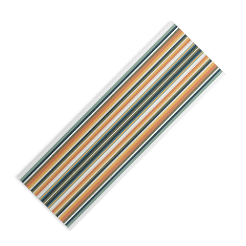 Sheila Wenzel-Ganny Mid Century Stripes Yoga Mat