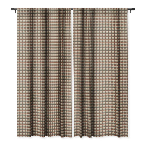 Sheila Wenzel-Ganny Minimal Neutral Line Geo Blackout Window Curtain