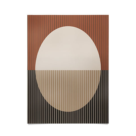 Sheila Wenzel-Ganny Minimal Neutral Line Geo Poster