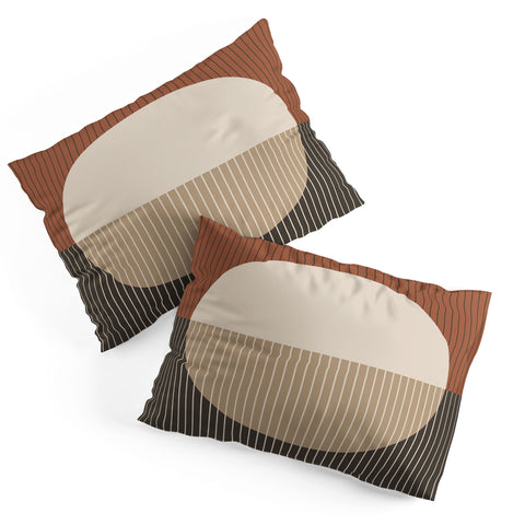 Sheila Wenzel-Ganny Minimal Neutral Line Geo Pillow Shams