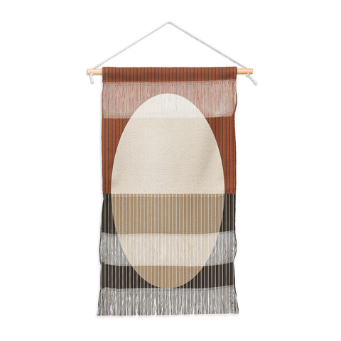 Sheila Wenzel-Ganny Minimal Neutral Line Geo Wall Hanging Portrait