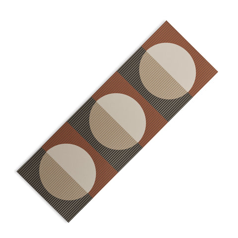 Sheila Wenzel-Ganny Minimal Neutral Line Geo Yoga Mat